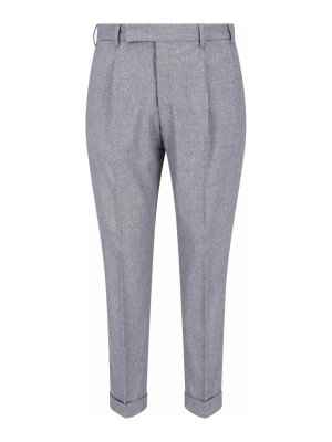 PT TORINO: Pantalones casual - Pantalón Casual - Gris