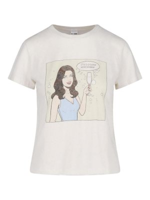 RE/DONE: t-shirts - Printed T-Shirt
