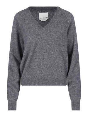 SA SU PHI: crew necks - Cashmere and Silk Sweater