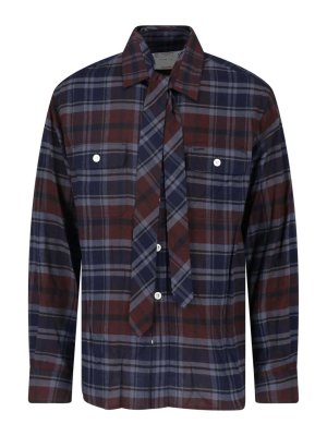 Sacai: Chemises - Chemise - Marron
