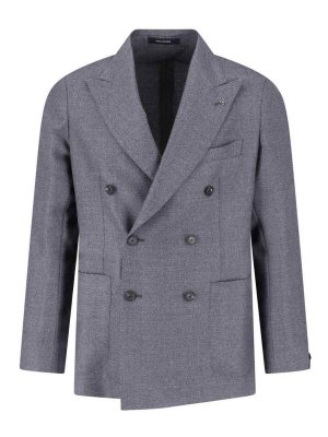 TAGLIATORE: Blazer - Blazer - Gris