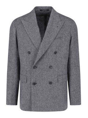 TAGLIATORE: Blazer - Blazer - Gris