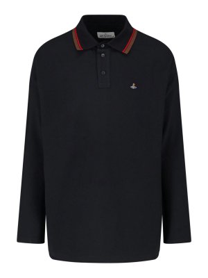 VIVIENNE WESTWOOD: polo shirts - Cotton Piqué Polo