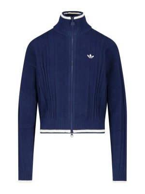 Adidas Originals: Sweatshirts & Sweaters - Zip-up Knit Sweatshirt