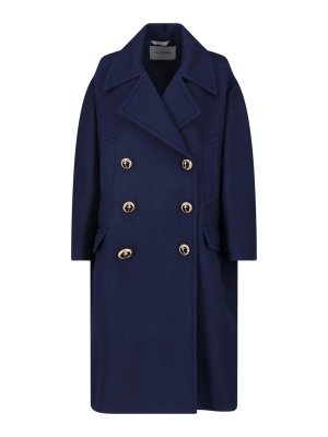 BALENCIAGA: Abrigos cortos - Abrigo Corto - Azul