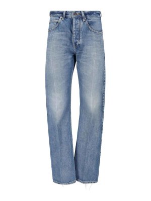 BALENCIAGA: straight leg jeans - Straight Jeans