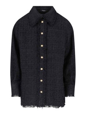 Balmain: Chemises - Chemise - Noir