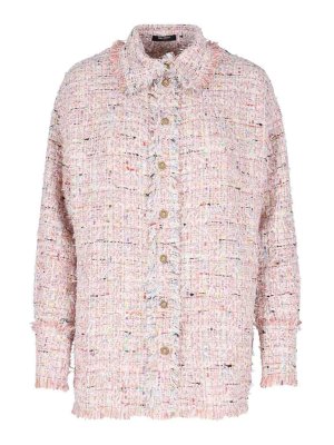 Balmain: shirts - Tweed Shirt