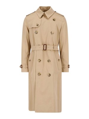 BURBERRY: trench coats - Double-breasted trench coat
