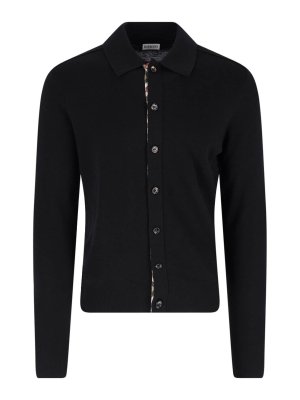 BURBERRY: カーディガン - カーディガン - 黒