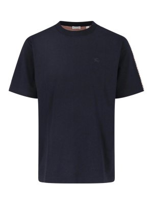 BURBERRY: Tシャツ - Tシャツ - 黒