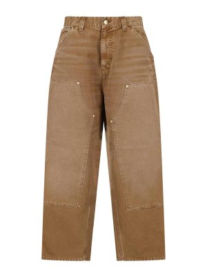 CARHARTT: Pantalons casual - Pantalons Décontractés - Marron