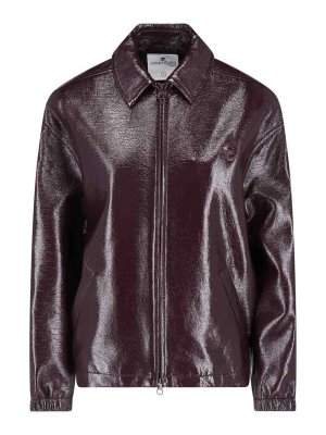 Courreges: bombers - Vinyl Bomber Jacket