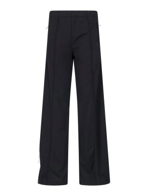 Courreges: casual trousers - Straight Sports Pants