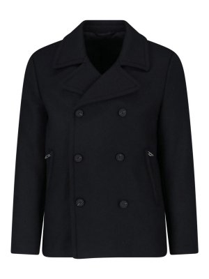 DIESEL: short coats - Woolen Cloth Caban Jacket