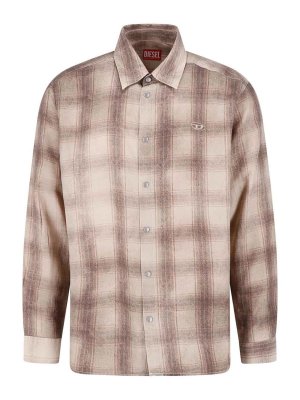 DIESEL: Chemises - Chemise - Marron