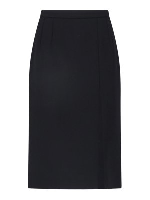 DOLCE & GABBANA: Knielange und Midi Röcke - Midirock - Schwarz