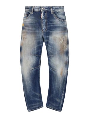 DSQUARED2: flared jeans - Wide Jeans
