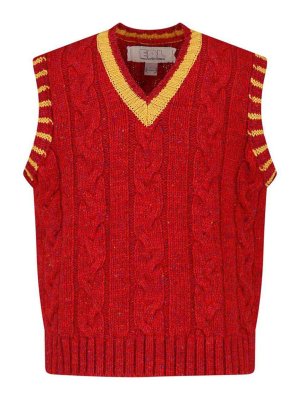 ERL: waistcoats & gilets - Woven Knit Vest