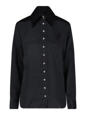 KHAITE: Chemises - Chemise - Noir