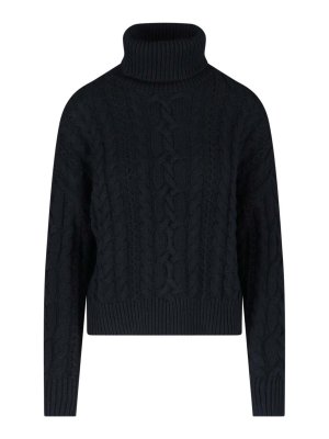 LAUREN RALPH LAUREN: Rollkragenpullover  und Polo-Ausschnitt - Rollkragenpullover - Schwarz