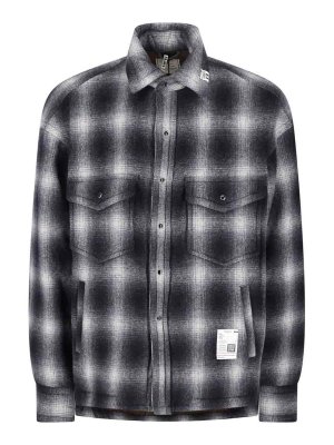 MAISON MIHARA YASUHIRO: shirts - Checked Wool Shirt