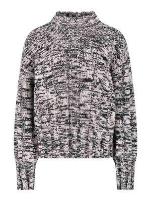MALO: Strickpullover mit Rundhalsausschnitt - Rundhalspullover - Grau