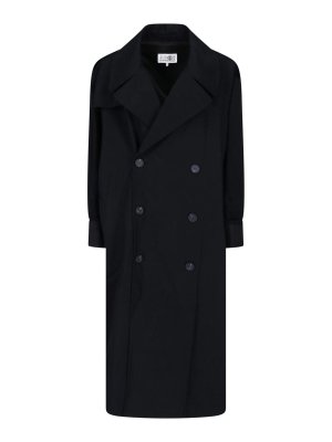 MM6 MAISON MARGIELA: Gabardinas - Gabardina - Negro