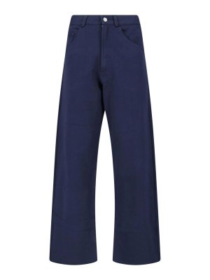 MM6 MAISON MARGIELA: casual trousers - Wide-leg Sports Pants