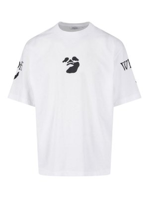 OFF-WHITE: Camisetas - Camiseta - Blanco