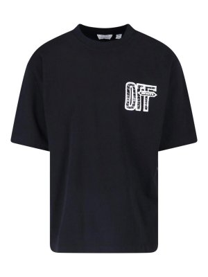 OFF-WHITE: t-shirts - T-Shirt Logo