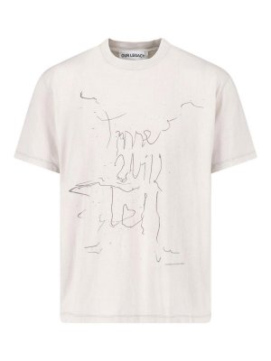 OUR LEGACY: Tシャツ - Tシャツ - クリーム
