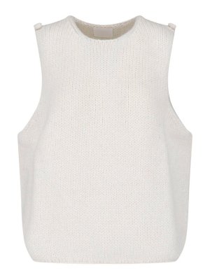 PAMPA THE BRAND: Top e canotte - Tank Top In Lana Di Alpaca
