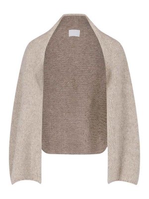 PAMPA THE BRAND: Cardigans - Cardigan - Beige