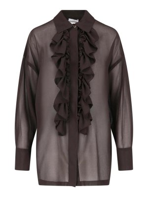 P.A.R.O.S.H.: shirts - Shirt with ruffles