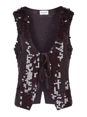 P.A.R.O.S.H.: Tops & Tank tops - Sequin Top