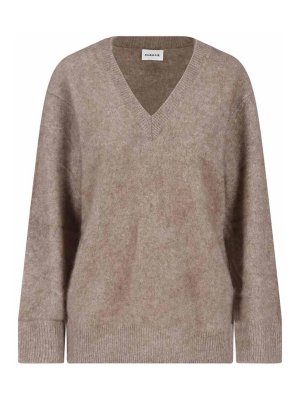 P.A.R.O.S.H.: Col en V - Pull À Col V - Taupe