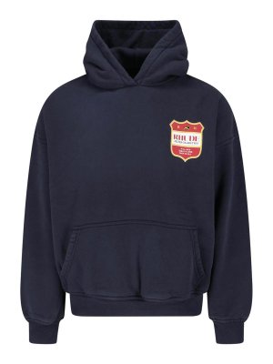 RHUDE: Sweatshirts & Sweaters - Filatro Crest Ls Hoodie