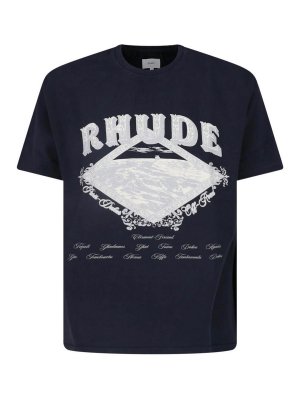 RHUDE: t-shirts - Dakar Convoy T-Shirt