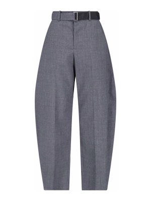Sacai: casual trousers - Wool Trousers