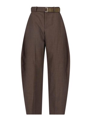 Sacai: casual trousers - Wool Trousers