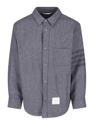 THOM BROWNE: Camisas - Camisa - Gris