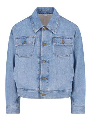 THOM BROWNE: Blazer - Blazer - Azul Claro