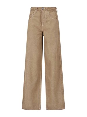 UMA WANG: casual trousers - Straight Wool Blend Trousers