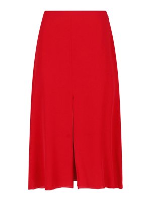 VALENTINO GARAVANI: Knee length skirts & Midi - Silk Midi Skirt