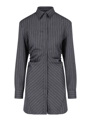 DONDUP: short dresses - Mini Chemisier Dress