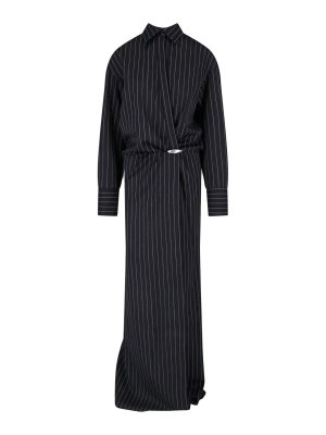 DONDUP: Vestidos largos - Vestido Largo - Negro