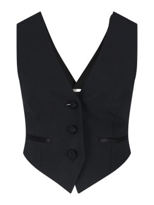DONDUP: gilet - Gilet In Tela Bistretch