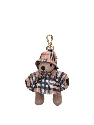 BURBERRY: key holders - Teddy Bear Keychain Charm