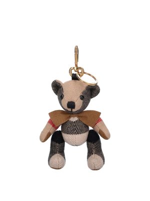 BURBERRY: key holders - Teddy Bear Keychain Charm